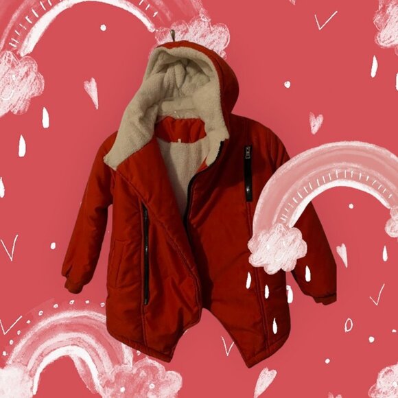 Girl's Winter Hooded Coat - Picture 4 of 14